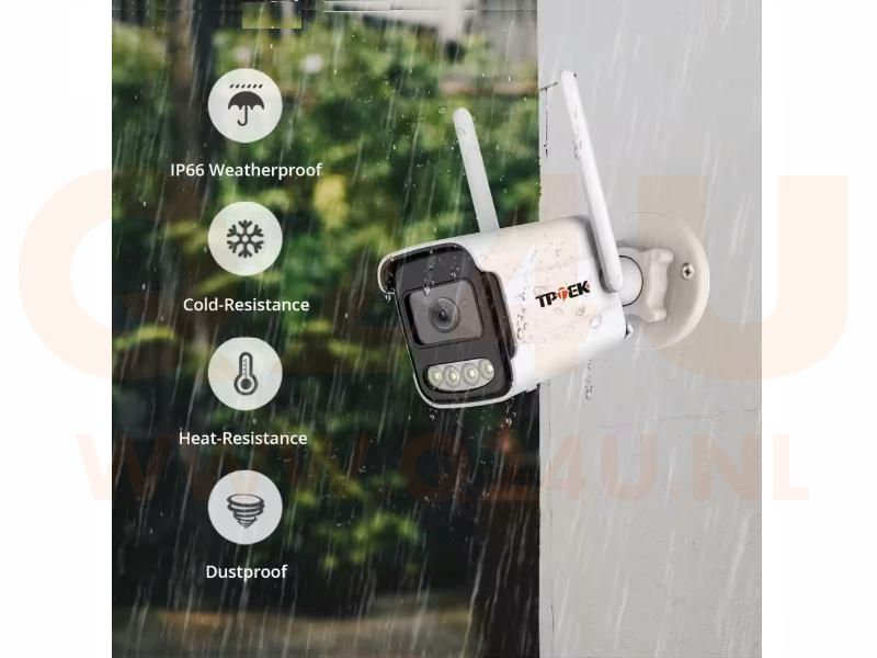 TPTEK WO2015EXM 5MP Buiten IP Camera - WiFi