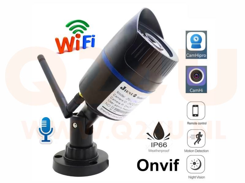 1080P WiFi IP Beveiligingscamera – Met Nachtzicht & Geluidsopname