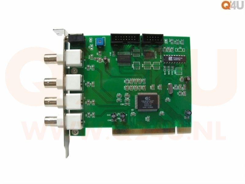 4 kanaals DVR videobewakings PCI kaart CCTV.